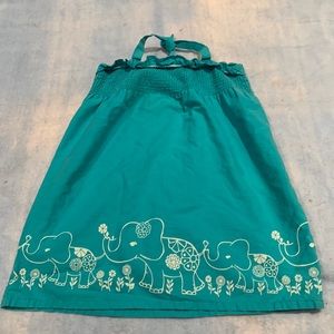 Crazy 8 pillowcase dress in bright blue